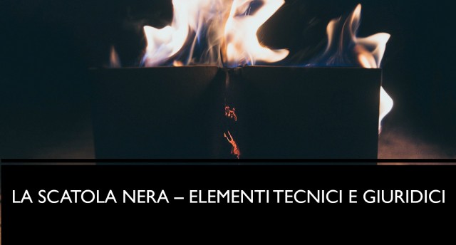 Tre webinar dedicati alle scatole nere - Marzo e Aprile 2022