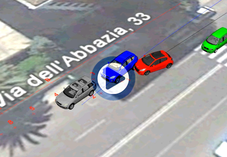 Filmato in 3D prodotto con PC-Crash